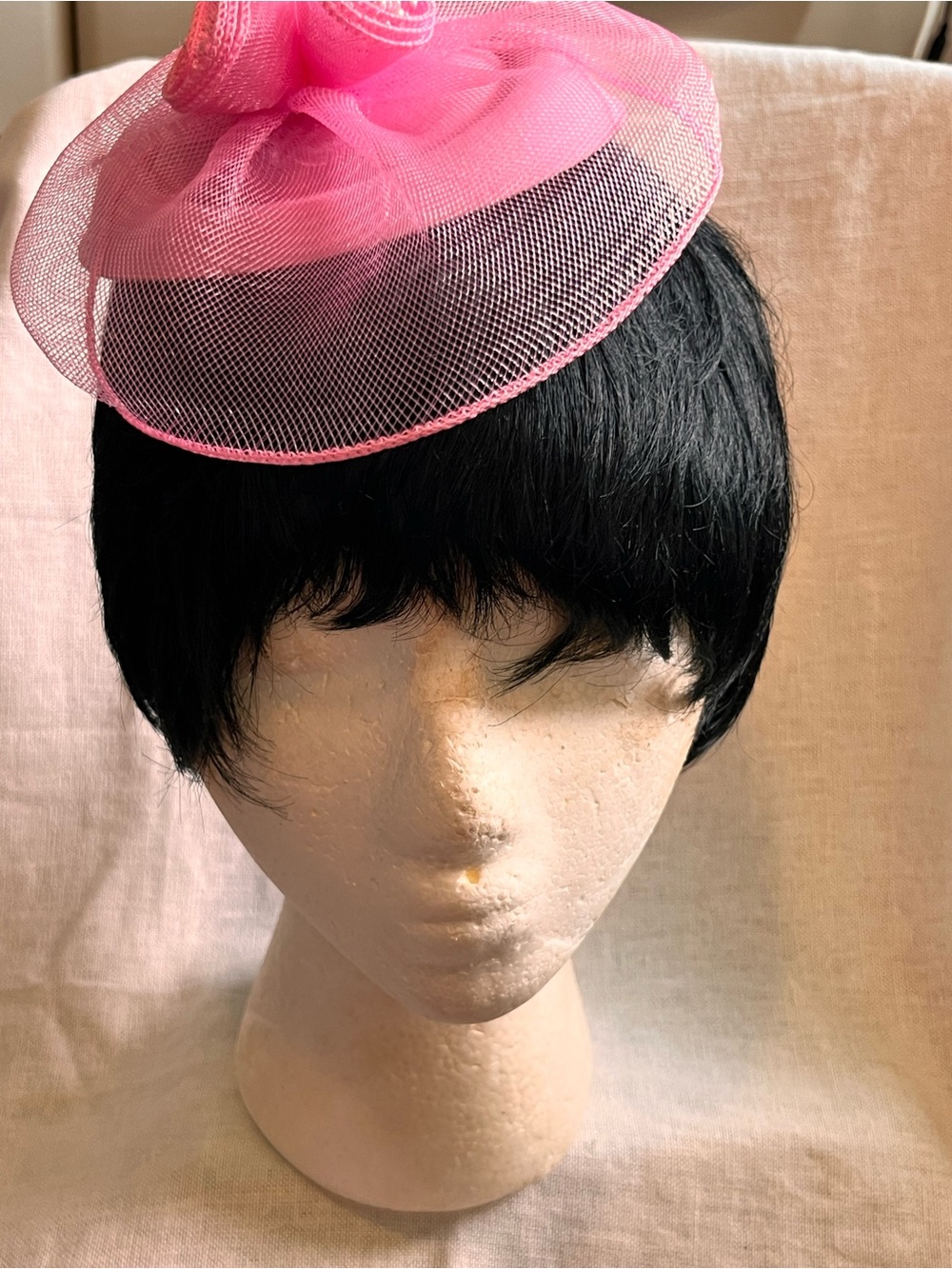 Chic Pink Mini Fascinator Headpiece for Women